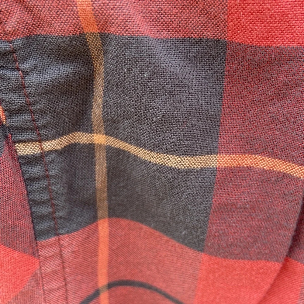J Crew Red Plaid Shirt - Picture 4 of 12